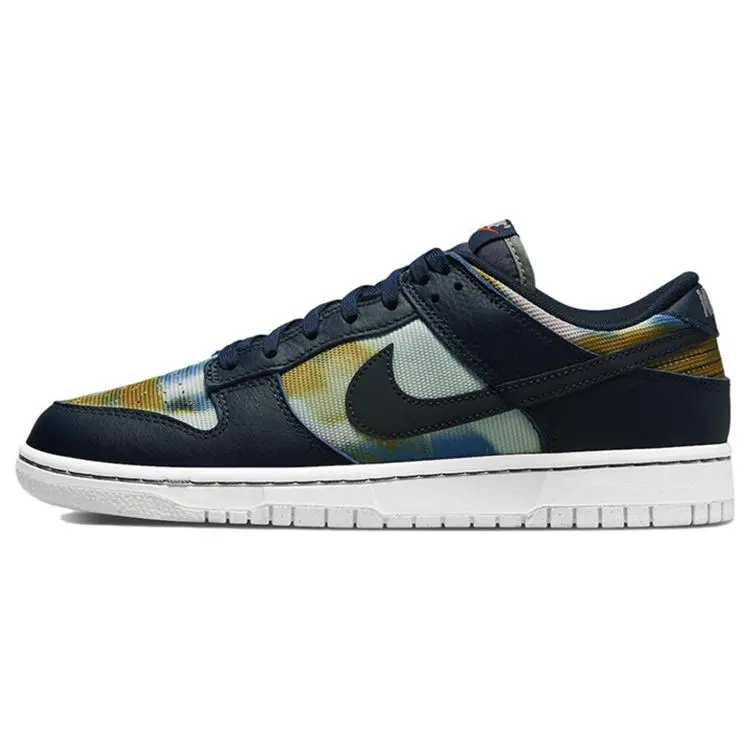 Nike Dunk Retro PRM Obsidian Graffiti Low-Top Sneakers for Men Verifiable, with credentials and supporting global authentication