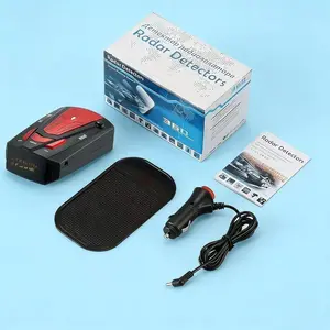 16-Band Professional Car GPS Detector, 360° Anti-LiDAR Scanner with Voice Alert, Real-Time Safety Warning for Driving