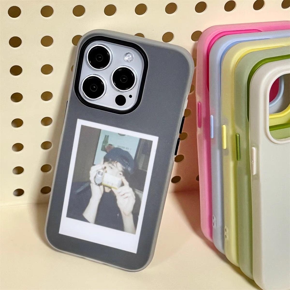 Jelly 3-in-1 Dual-Layer Phone Case for iPhone 17 Pro Max/15 Pro/14/13/12, Frosted Cool Texture, TPU Outer + PC Inner Shell, Anti-Palm Grip, Lightweight Easy to Hold, Protective & Stylish Case for iPhone Models