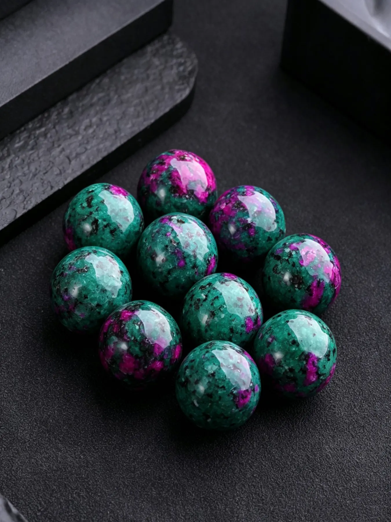 10pcs 20mm Feng Shui Balls, Natural Gemstone Crystal Orbs, Home Decor, Party Decoration, DIY Jewelry Accessories, Garden Fish Tank Yoga Meditation Gift