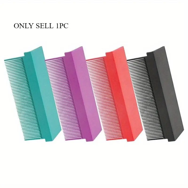 1pc Barber Straightening Comb Attachment For Hair, Hair Straightener Comb, Hair Straightening Comb Attaches To Flat Iron For Low And High Temperature, Styling Comb For Hair Stylist Tool, Hair Styling Combs
