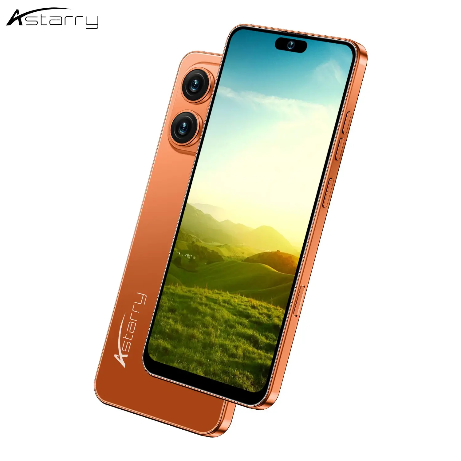 Astarry-17 Pro Max smartphone 6.93 large screen HD display, global 4G network, dual card dual standby, 8-core processor, 6+64GB memory, 5000mAh battery, 16+20MP Android 12 operating system face recognition fingerprint unlocking.