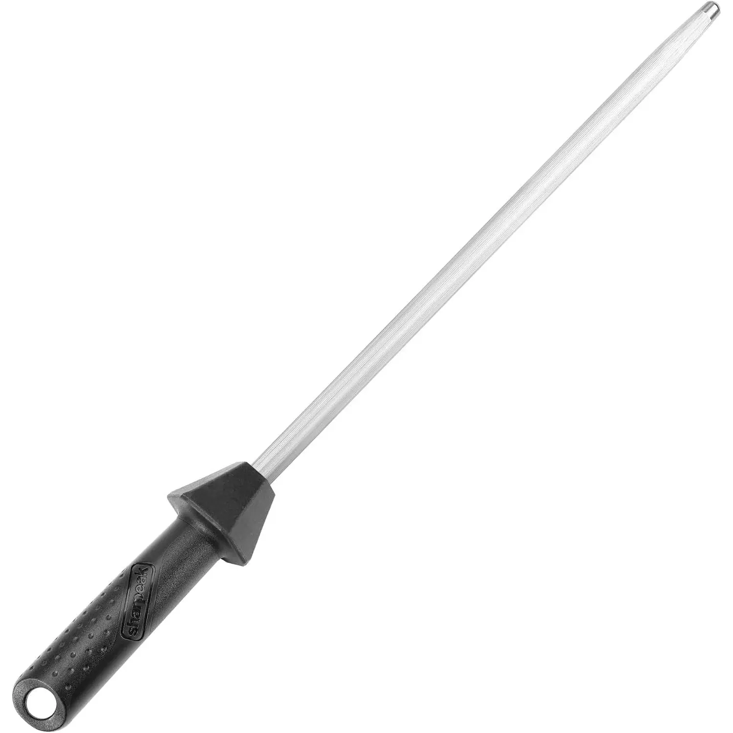 108S 12-Inch  Sharpening Steel with -In Angle Guides | HRC 65, 17.5-Inch Steel  Sharpener Rod, Durable and Wear-Resistant, Magnetized and Easy to Clean