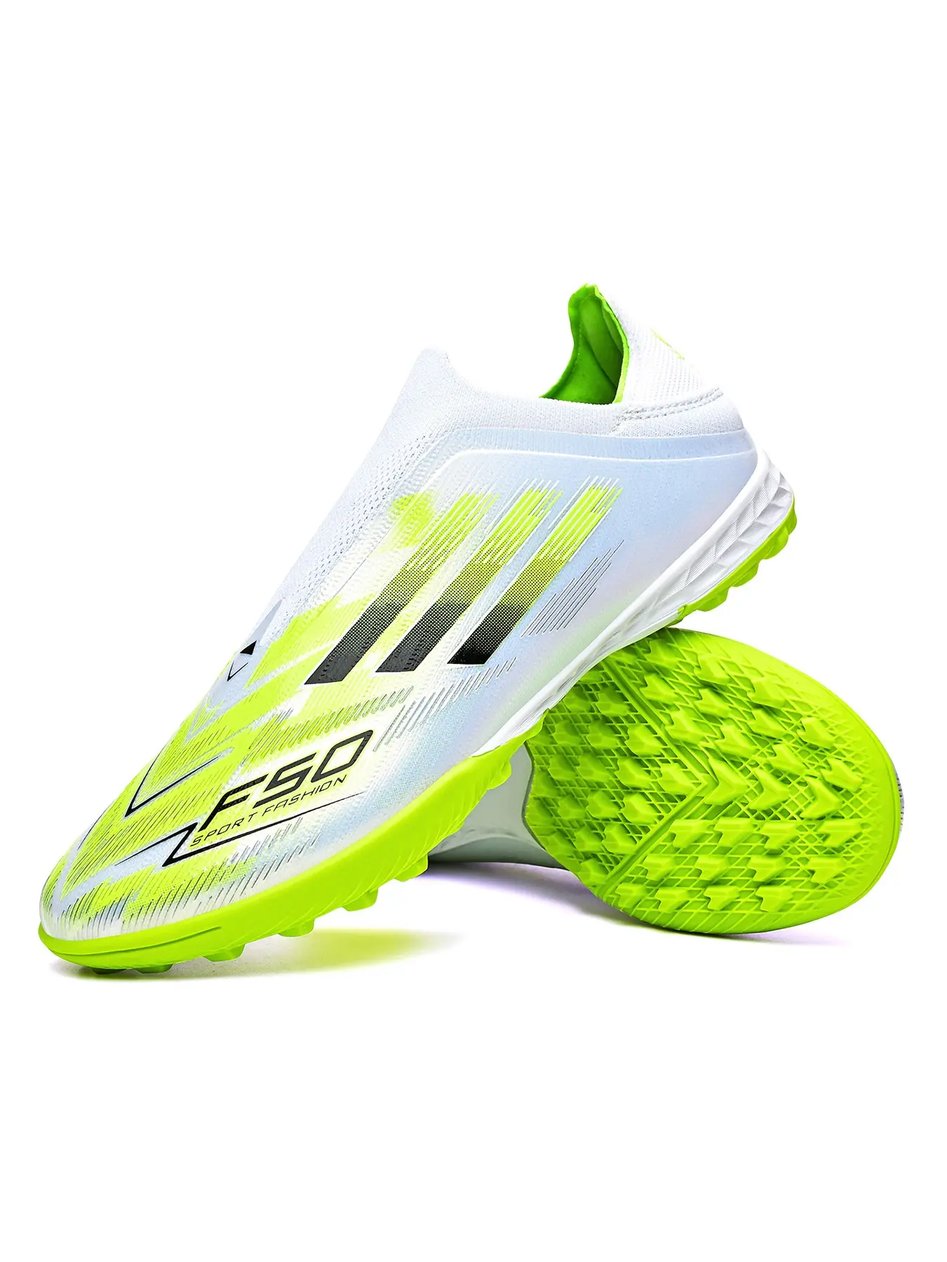 Men's Professional Soccer Shoes, Sports Football Shoes, Soccer Boots, Indoor Outdoor Use, Anti-Slip Rubber Sole, Lightweight High Performance, Suitable for All Ages