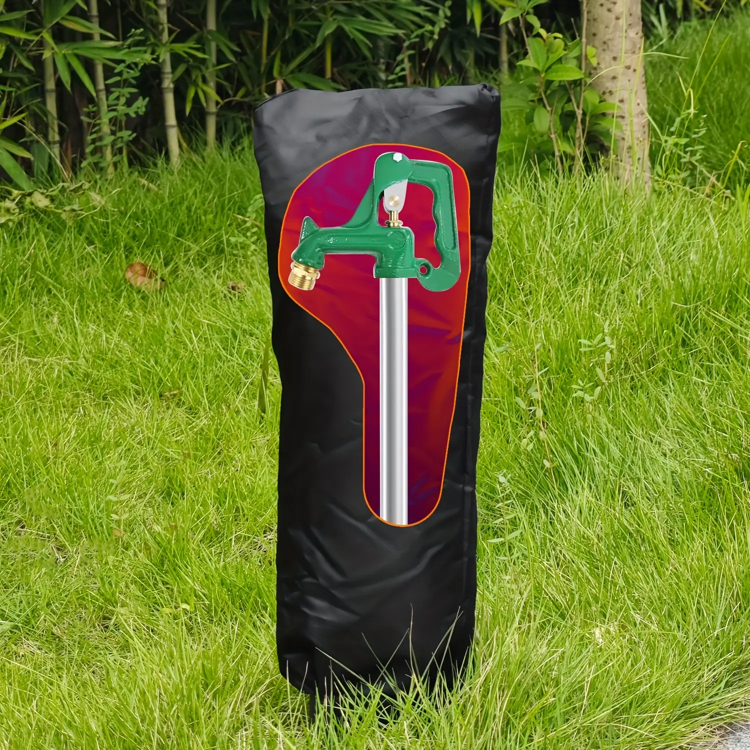 Thick Outdoor Faucet Thermal Sock - Heavy Duty Insulation Cover for Yard Standpipes, Garden Taps, Hose Bib Spigots (Sports & Outdoor Use)
