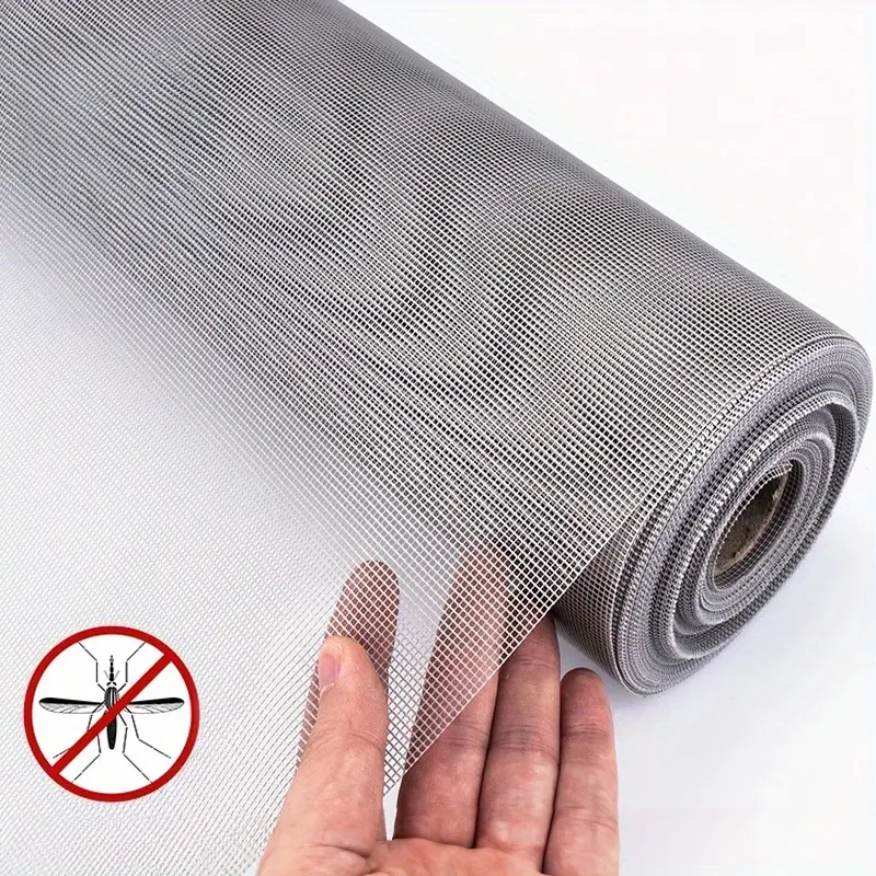 Polyester Large-Sized Window Screen Roll - Mosquito-Proof, Pet-Protecting Window Hardware for Balconies, Gardens