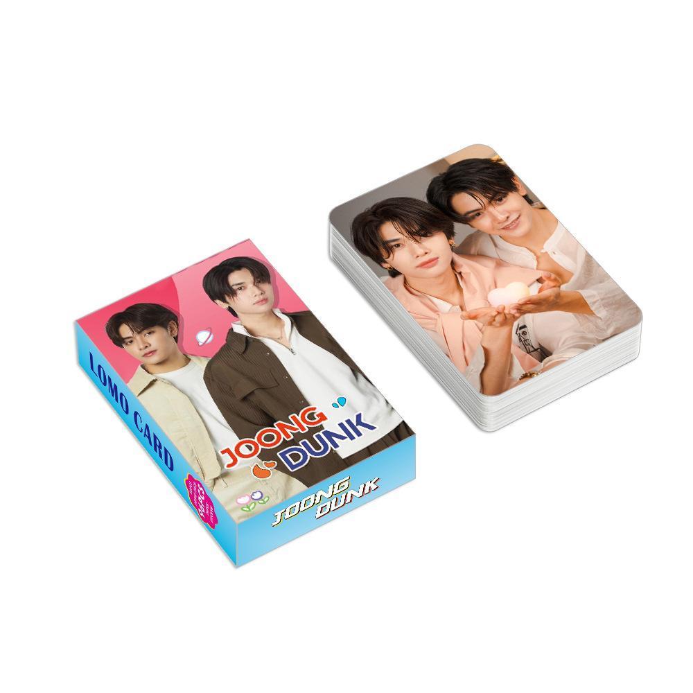 96 Pcs/Set Thai Star JoongDunk Laser Lomo Card Dunk and Joong Characters 3 Inches HD Photocard Stickers for Fans Collection Gift