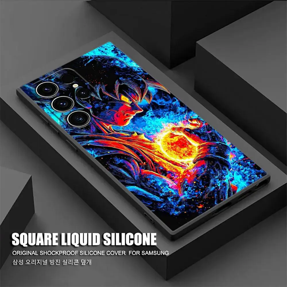 D-ragons V-egeta Anime Phone Case For Samsung GalaxyS26 S25 S24 S23 S22 S21 FE A14 A15 A16 A35 Ultra 5G Plus FE Soft Cover