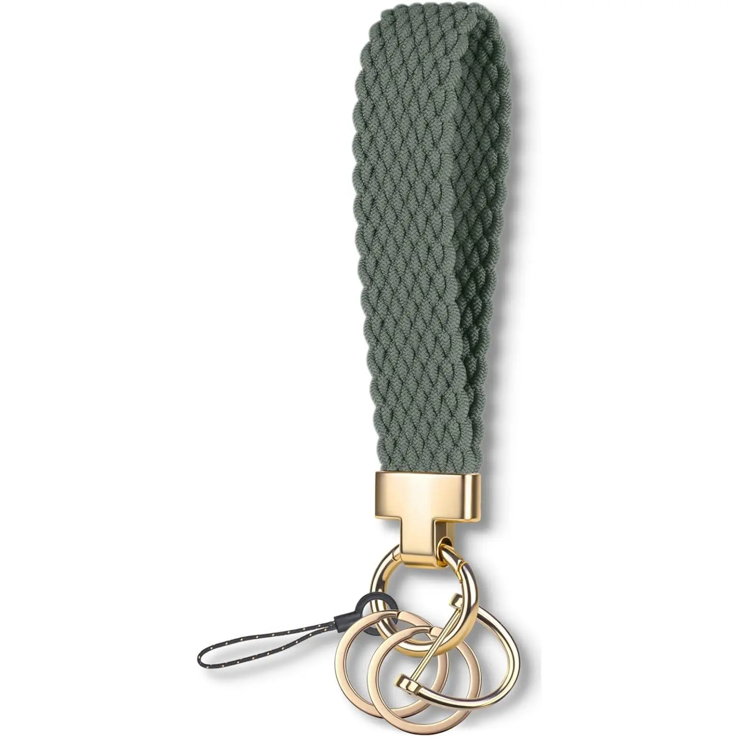 Keychain Wristlet, Stretchy Key Chain for Women Men, Wrist Lanyard for Car Keys, Cute Wristlet Strap,Bag Charm