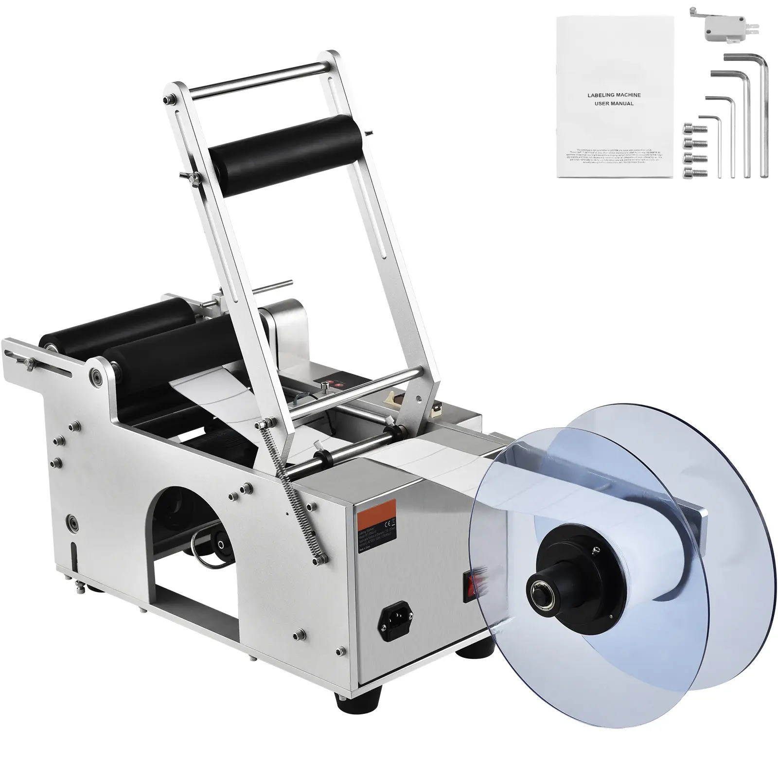 Semi-Automatic Round Labeling Machine, Simple Label Swapping