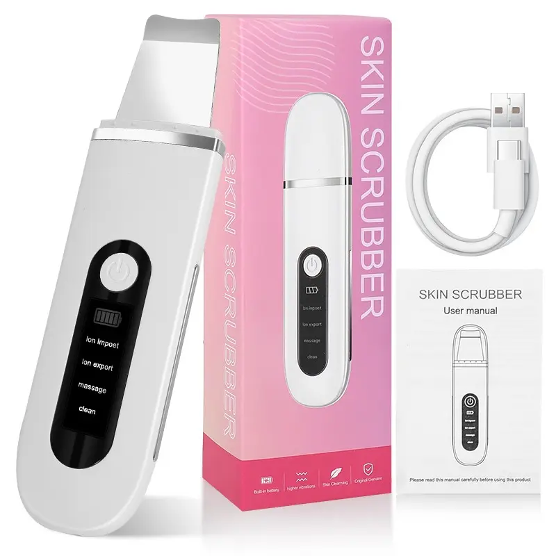 1 piece skin exfoliating spatula machine, portable facial skin scraper, Facial Care Tool, blackhead and pore care cleanser, facial exfoliator, for deep cleansing skin and blackhead care.