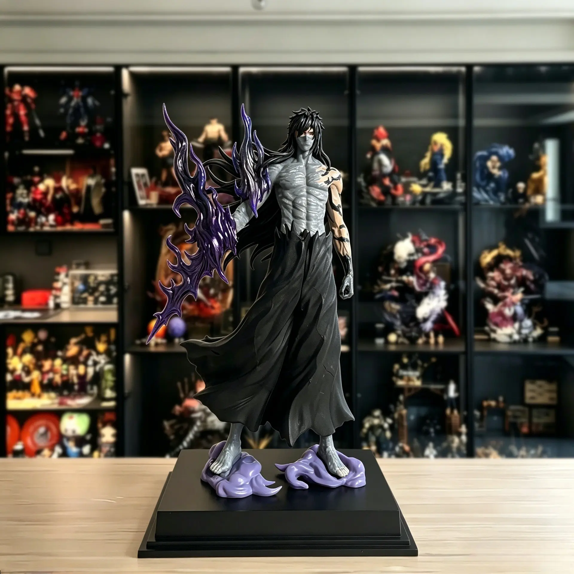 Cheng Death God Figure Ichigo Kurosaki Statue, Gk Anime Model Collectible, Wholesale Display Item, High-Quality Handmade Craftsmanship