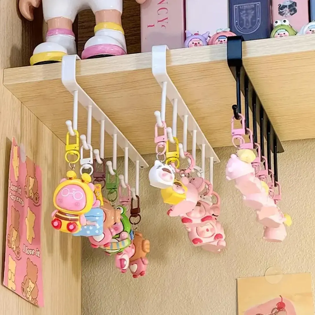 2pcs Iron keychain display rack, multifunctional storage rack, accessory storage and jewelry rack, kitchen hook