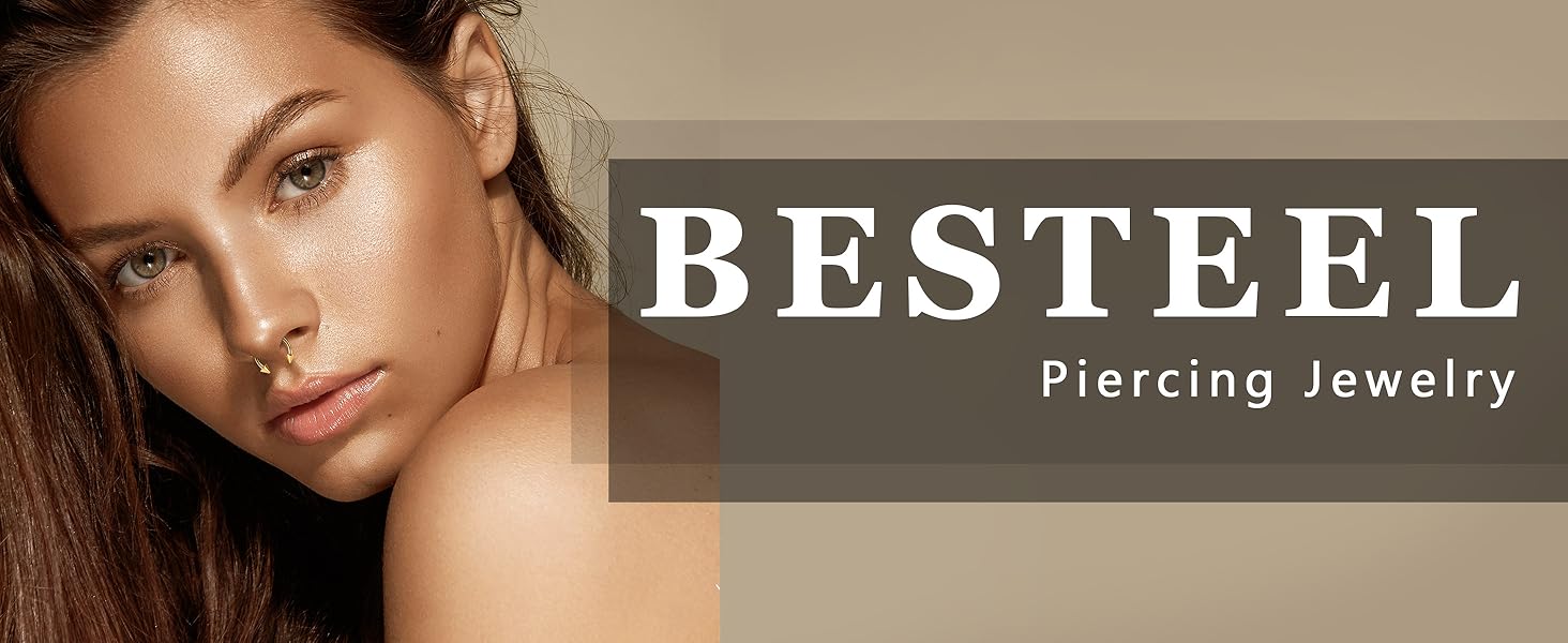 BESTEEL 20Pcs Gold Septum Rings 16G Small Septum Jewelry Surgical Steel Septum Clicker Dangle Nose Rings Hoops for Women Men Cute Star Bee CZ Heart Butterfly Chain Septum Rings Septum Piercing Jewelry Dainty Decoration BESTEEL 20Pcs Gold Septum Rings 16G Small Septum Jewelry Surgical Steel Septum Clicker Dangle Nose Rings Hoops for Women Men Cute Star Bee CZ Heart Butterfly Chain Septum Rings Septum Piercing Jewelry Dainty Decoration