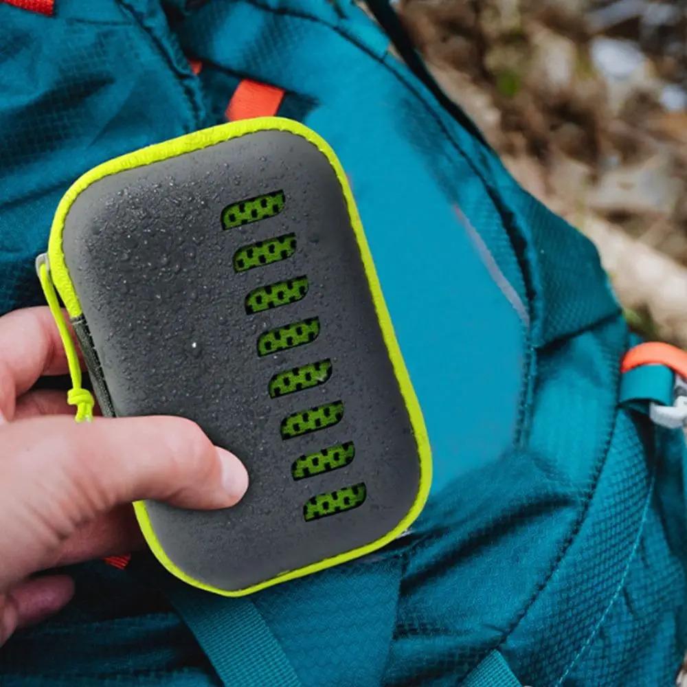 Quick Dry Mini Cooling Towels 3 Pack with EVA Storage Case, Breathable Sweat Absorbent Towel for Fitness, Outdoor & Gym Use