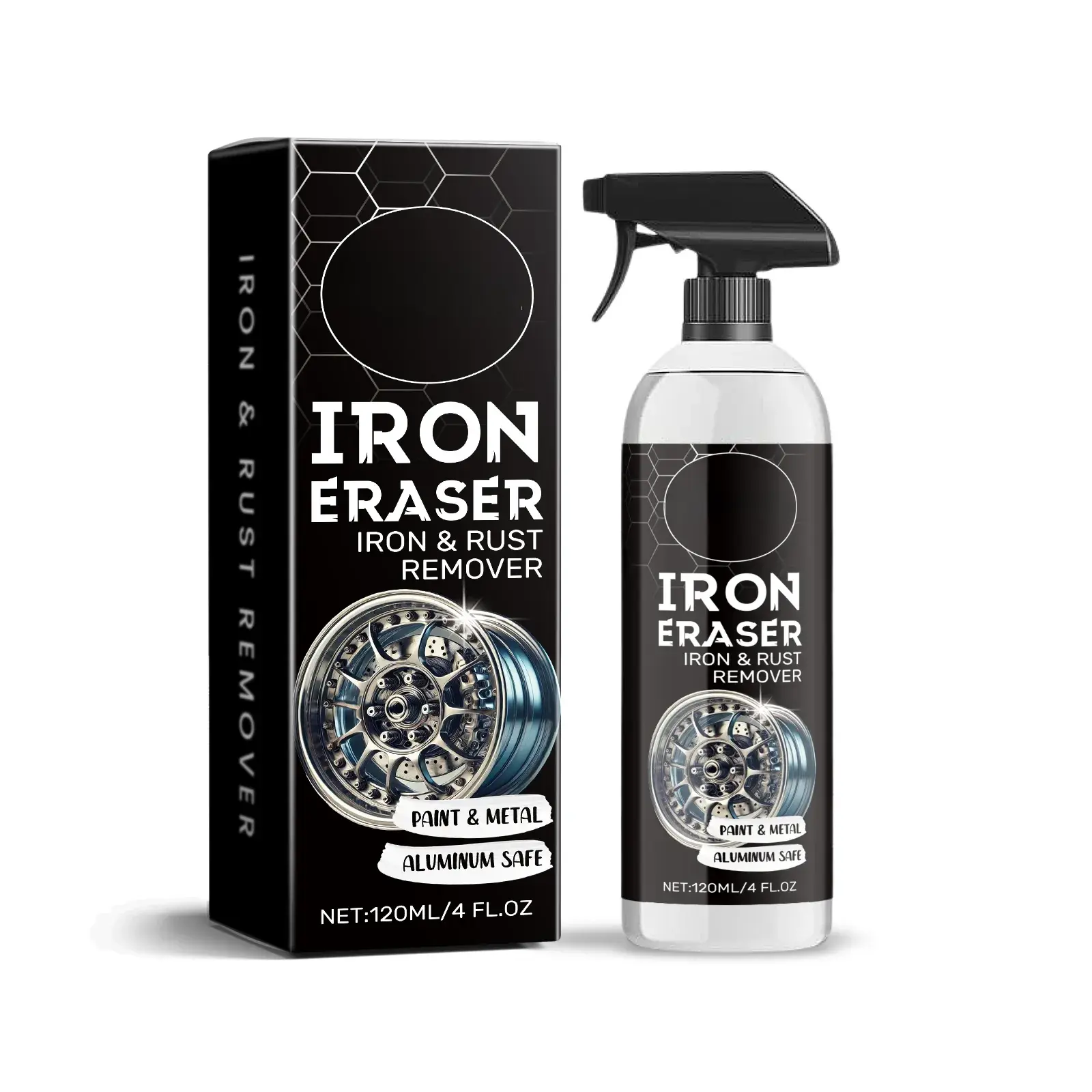 Car Rust Remover, Car Cleaning, Decontamination, Descaling, And Tire Rust Cleaner