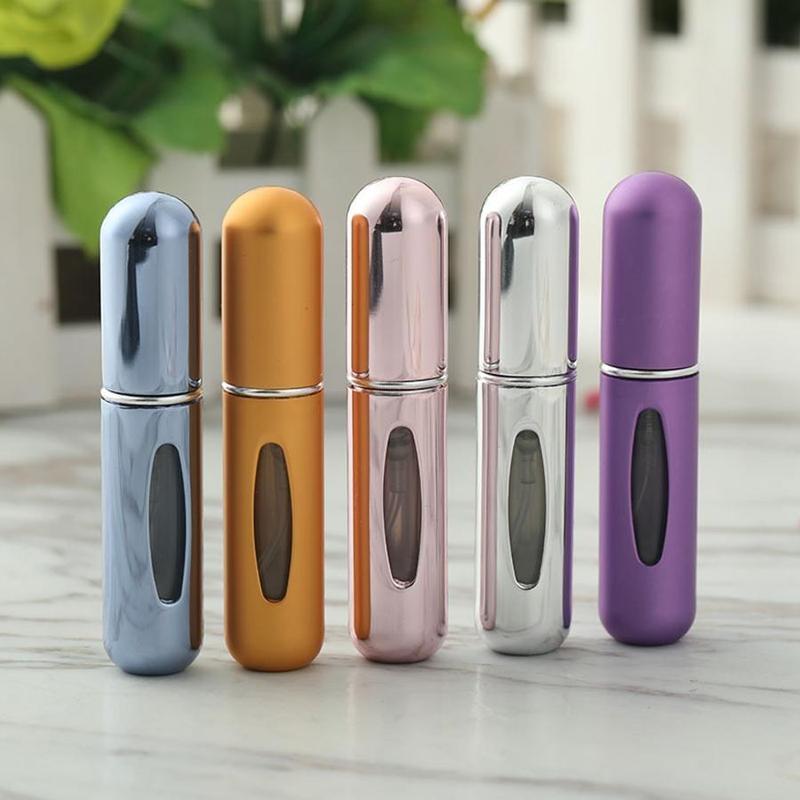 Portable Mini Perfume Atomizer Bottle, Atomizer Perfume Spray, Scent Pump Case, Refillable Travel (5ml, Random Color) Portable Mini Perfume Atomizer Bottle, Atomizer Perfume Spray, Scent Pump Case, Refillable Travel (5ml, Random Color)