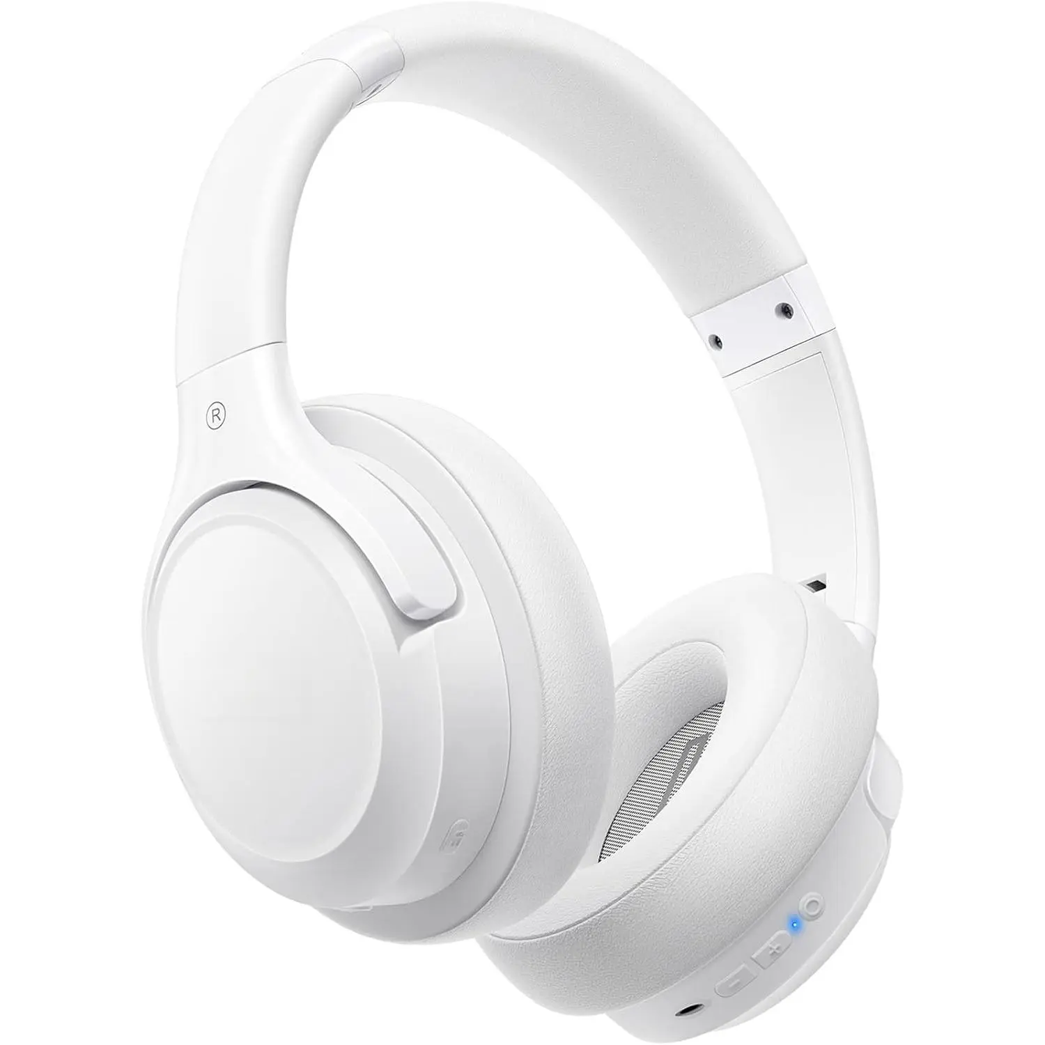 Bluetooth Headphones Over Ear, 65H Playtime and 6 EQ Music Modes Wireless Headphones with Microphone, HiFi Stereo Foldable Lightweight Headsets, Deep Bass  Home Office Cellphone PC Ect.