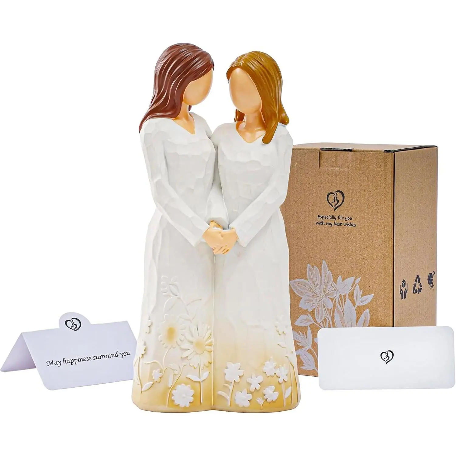 Sister  for Women - Sister Figurines , Friendship Christmas Thanksgiving  for Sisters   Women