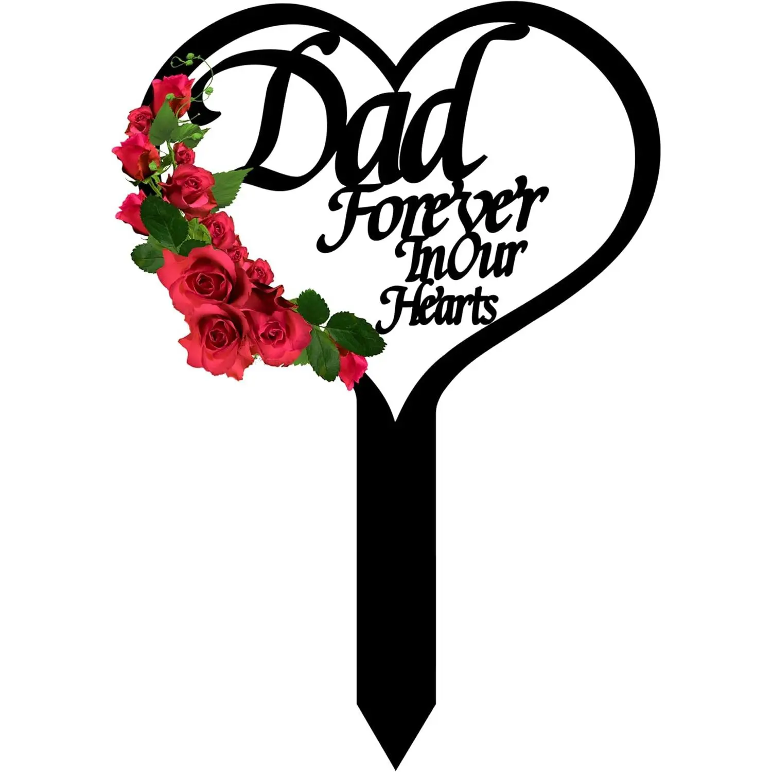 Memorial Grave Markers for Outdoors Cemetery Headstones for Graves Cemetery Decorations Cemetery for Humans Outdoor Personalized Commemorative Plaques for Mom Dad Cemetery Outdoors Yard Garden