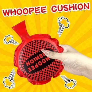 Fun Prank Toys Whoopee Cushion Jokes Gags Pranks Maker, Funny Toy Fart Pad Pillow for Kids and Adults, Random Color Selection