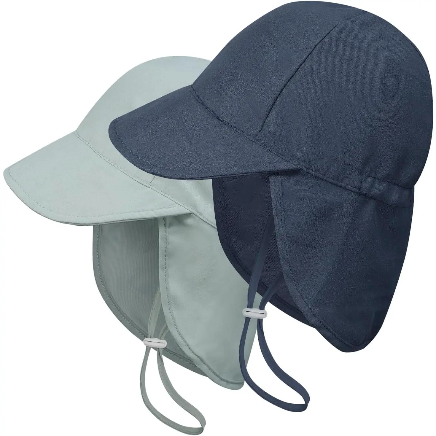 2 Pack  Sun Hats UPF 50  Toddler Beach Hat  Girls Boys 0-4 Years New model bonnets protector baby