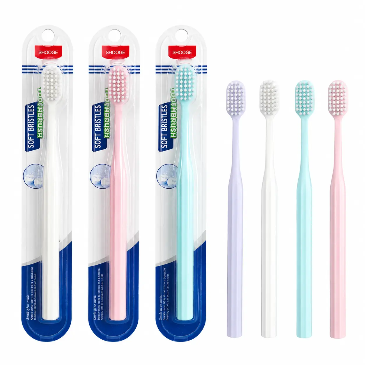 Soft-Tipped Adult Toothbrush Set – 12-Pack Ergonomic Design with Wide-Head Bristles for Effective Plaque Removal, Gentle on Gums, Ideal for Daily Family Use and Couples, Bulk Wholesale Quality