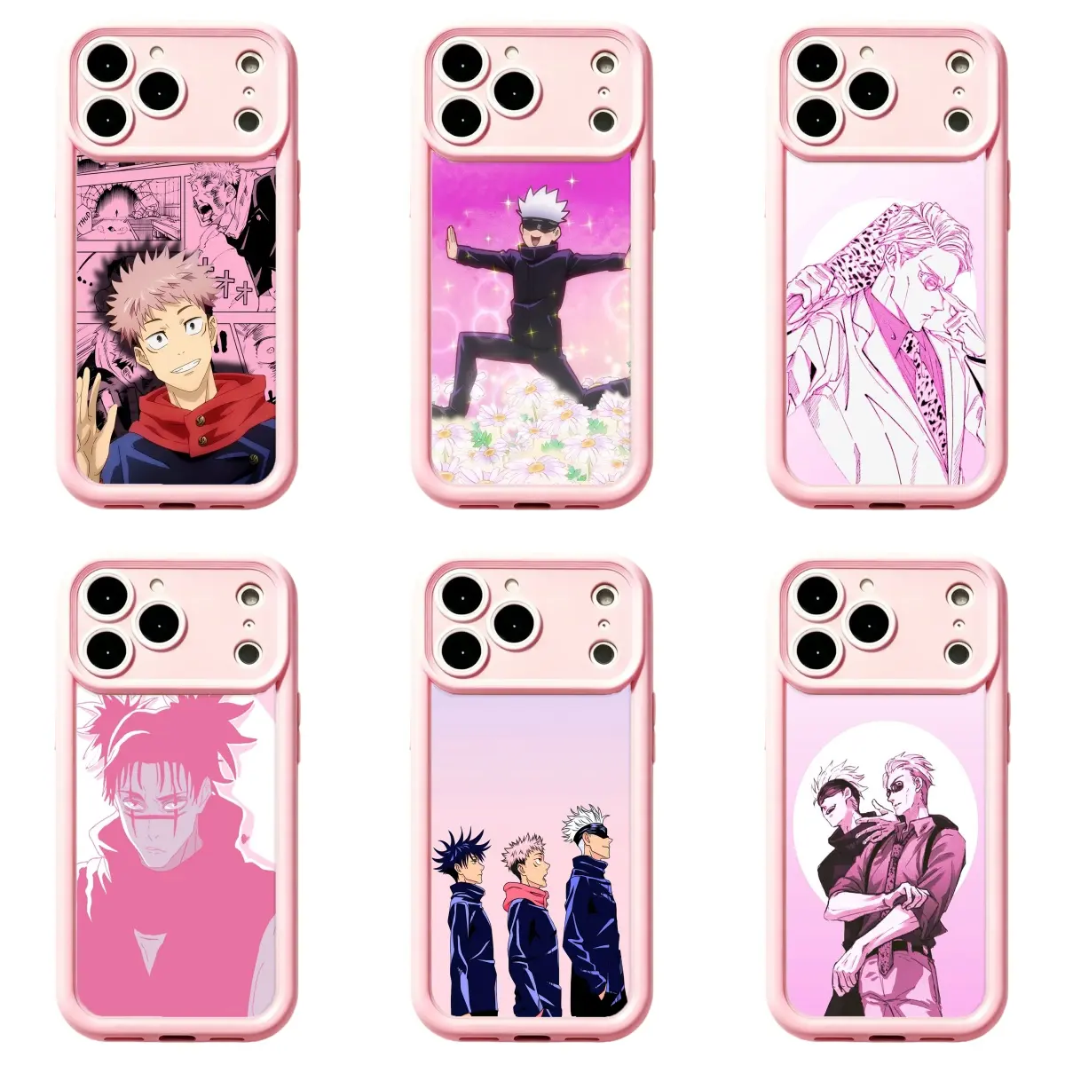 Anime Jujutsu Kaisen Satoru Gojo Yuji Itadori Phone Case,For iPhone 11 12 13 14 15 16 17 pro max for Samsung S26 S25 S24 S23 S22 S21 phone Cases, fashion Gifts For Fans Men Women,Phone Accessories,phone cases durable shockproof casing