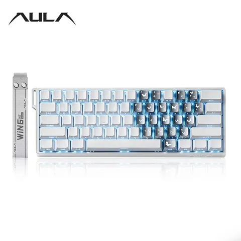 AULA Win60 HE wired game keyboard, Wired gaming keyboard, Pc gaming keyboards, Rgb backlight keyboard, 60% arrangement, 61-key mini layout, sensitive magnetic axis, high-performance chip, compatible with Windows/AMC system, suitable for e-sports office