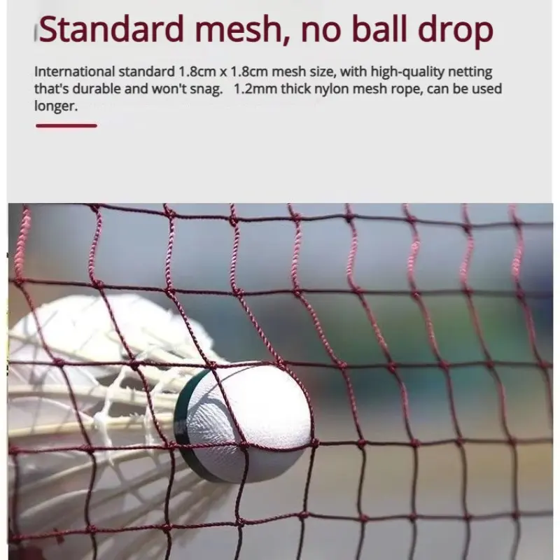 Badminton Net Bag Set for Training, Durable Badminton Net, Ideal for Practice Sessions, Perfect for Sports Enthusiasts