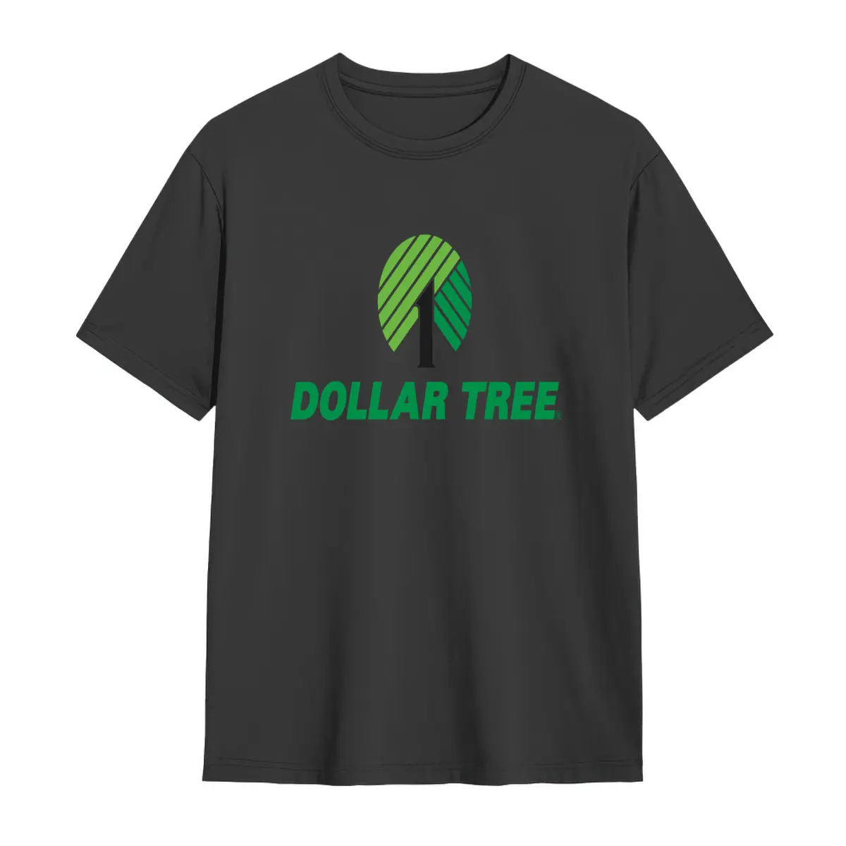 New Dollar Tree Store Logo- Shirt Made in Usa Size S-3Xl Many Color Men' S and Women' S Short Sleeve- Shirt- 180G, Funny Letter Print, Round Neck, Suitable All Seasons, Daily Wear, Home, Travel, Fitnes