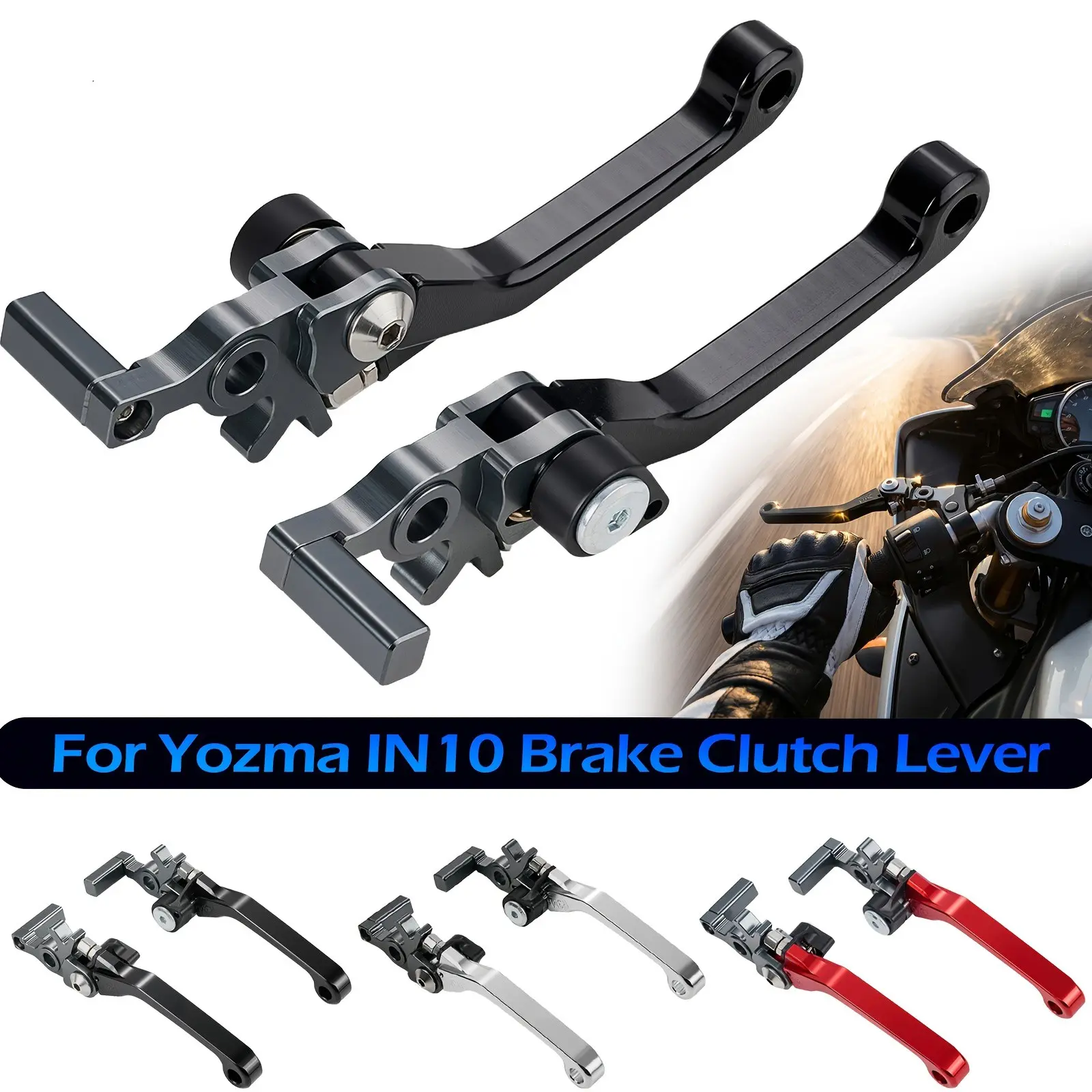 Motorcycle Cnc Brake Clutch Lever Pivot Handle for Yozma In10 Ebike, Motorcycle Parts, Durable Design, Precision Engineering, Ideal for Riders