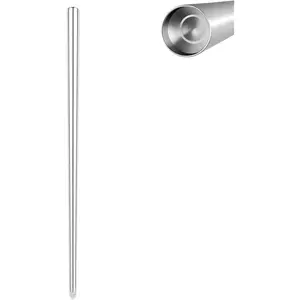 1pc Insertion Taper for Ear Plugs, Stainless Steel Piercing Taper Gauge Earrings Tunnel Assistant Tool, 1.4mm-11mm Ear Lobe Expander Jewelry