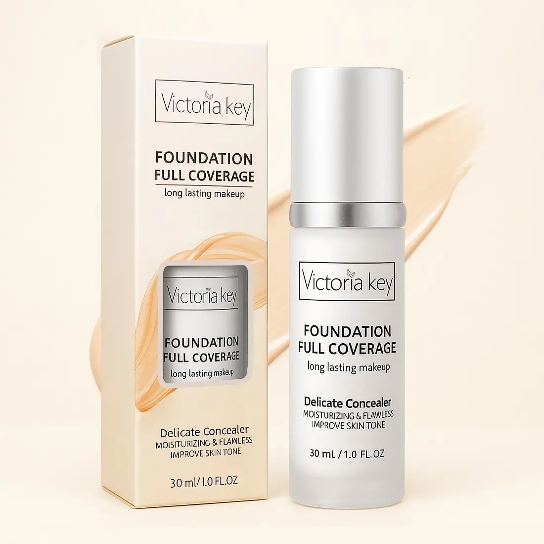 Color-changing Magic Foundation,Sweatproof Concealer Primer, Long-Lasting Coverage, Ideal for All Skin Types