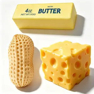 3pcs Soft Oversized Butter Stick, Slow Rising Decompression Toy, Giant Moisturizing Squeeze Toy, Desktop Decoration, Perfect Gift for Holiday Parties
