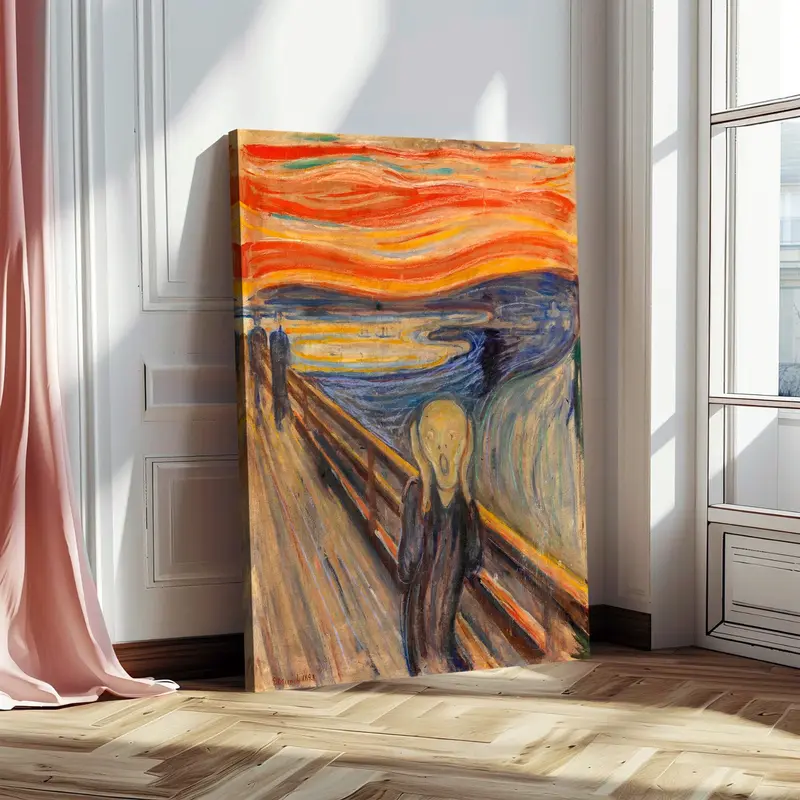 Edvard Munch The Scream Canvas Print , Giclée Fine Art Wall Art, Modern Artwork
