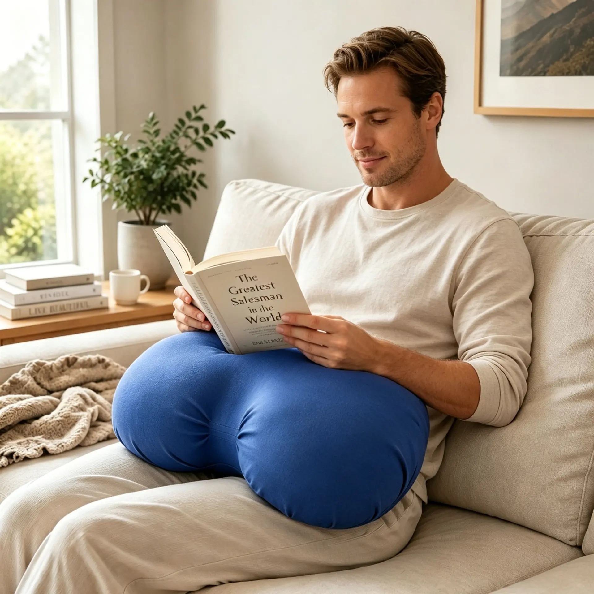 Memory Foam Pillow, Slow Rebound Soft Cushion, Ideal Gift for Homebodies, Perfect for Birthday and Valentine's Day Pranks