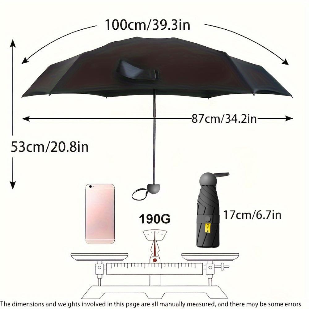 Compact Windproof Folding Umbrella, 1 Count Portable Lightweight Foldable Umbrella with Easy-open Mechanism, Rainproof Umbrella for Daily Commute & Outdoor Activities, Valentine's Day Gift, Wind Resistant Umbrella, Windproof Waterproof Umbrella