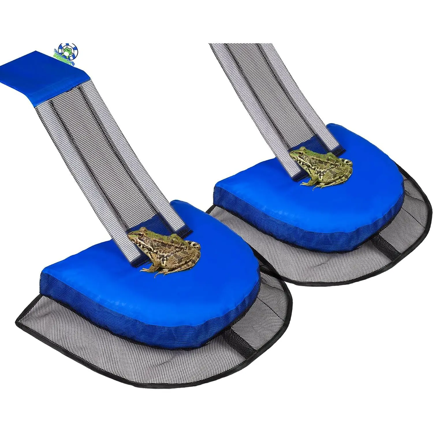 Pro Pool Animal Escape Ramp-2Pcs Floating Frog Saver Log for Swimming Pools,Durable Critter Ramp,Summer Small Animal Rescue,Escape Platform,Prevent Drowning with Easy Installation (Blue-2Pack)