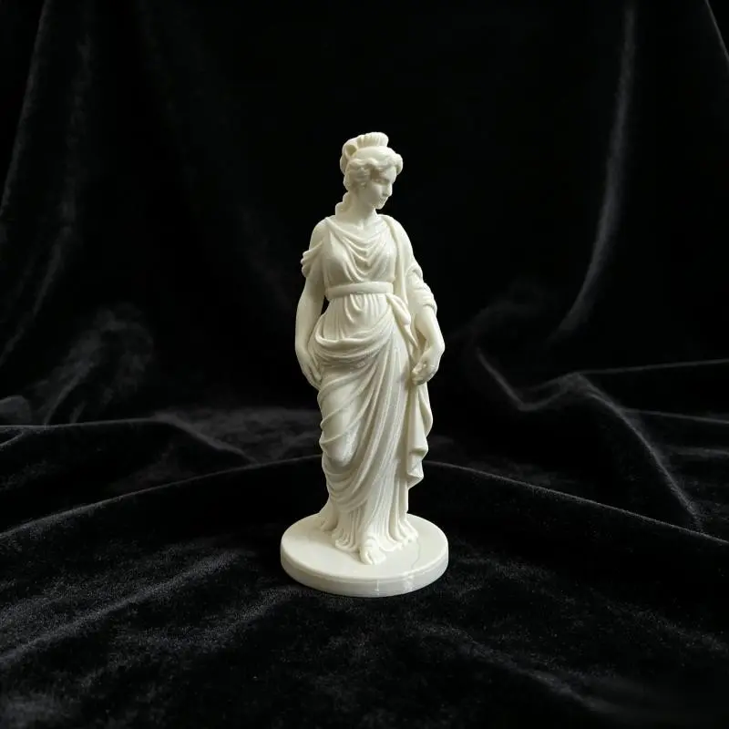 4.25inch Classical Goddess Figurine, Elegant Decor, Ideal for Office, Study, Living Room, Bedroom, Perfect Gift for Literature Lovers, Plastic Figurines