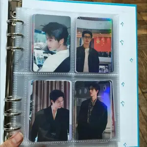 55 Pcs/set Ke Chun Laser LOMO Cards 3inch  HD Ultra-clear Photo Cards with Rounded Corners Around Celebrities As Gifts for Fans