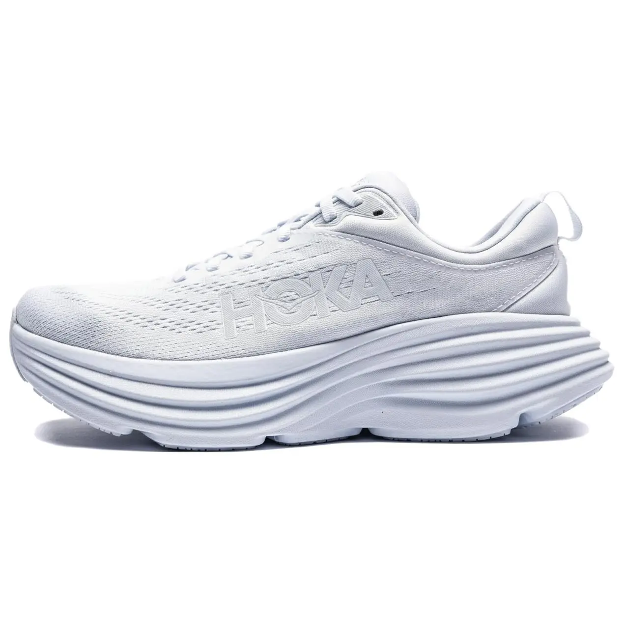 HOKA ONE ONE Bondi 8 Women’s Low-Top Casual Running Shoes with Mesh and Synthetic Upper Verifiable, with credentials and supporting global authentication