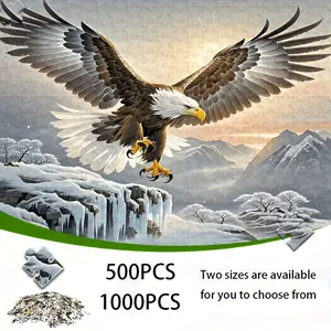 F&F 500/1000 Pieces Adult Puzzles, High Quality, Stress-Relief Fun Family Game, Suitable for Birthdays, Christmas, Halloween, Best Gift, Deeply Loved by Puzzle Enthusiasts