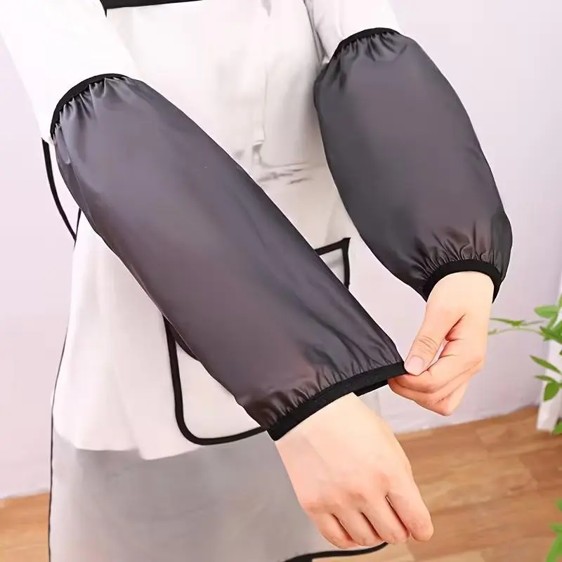2-Pack Men's and Women's Unisex Waterproof Arm Sleeves, Oil-Resistant Sleeve Guards, Stain-Proof, Ideal for Kitchen and Outdoor Use