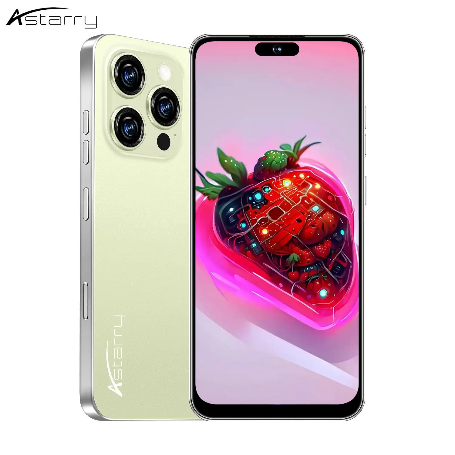 Astarry 6.93-Inch 16 Pro Max Mobile Smartphone, Touch Screen Phone, 4g Network, 13mp Camera, 4100mah Battery, 4GB+64GB Storage, Dual Sim, Android System, Octa-Core Processor