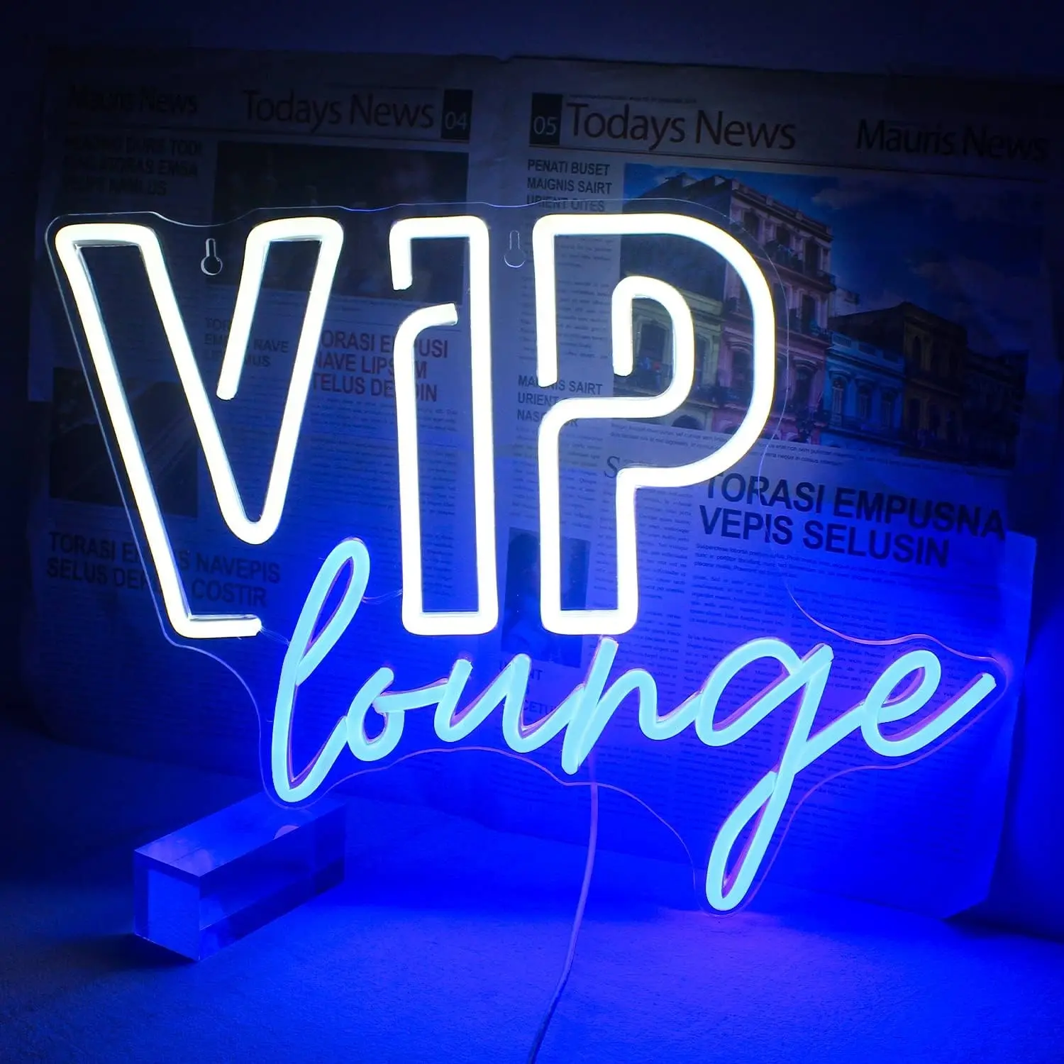 Vip Lounge Neon Sign for Wall Decoration, USB Powered LED Light Sign, Ideal for Bars, Hotels, Cafes, Vip Rooms, Home Decor