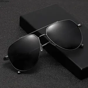 Unisex Polarized Aviator Sunglasses for Adults - Metal Double Bridge Frame, Nylon Lenses, UV Protection Fashion Eyewear for Driving, Outdoor Daily Wear summervibes☀️