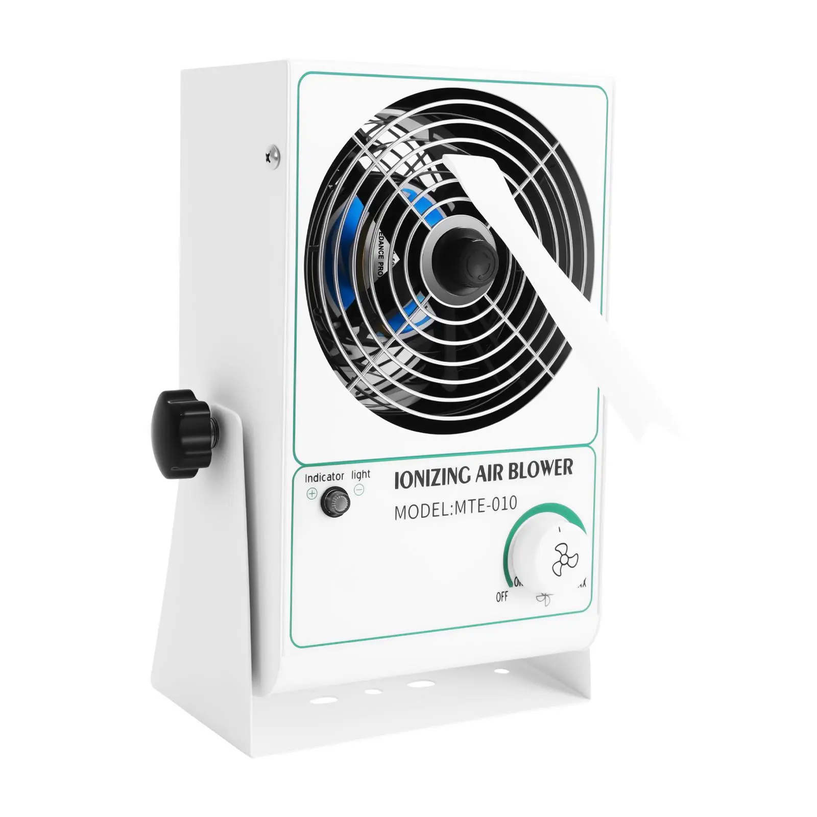 Ionizing Air Blower Fan Ion Anti-Static Elimination Discharge ESD Blower Fan 110V Ionizer Desktop Eliminator Power Tool