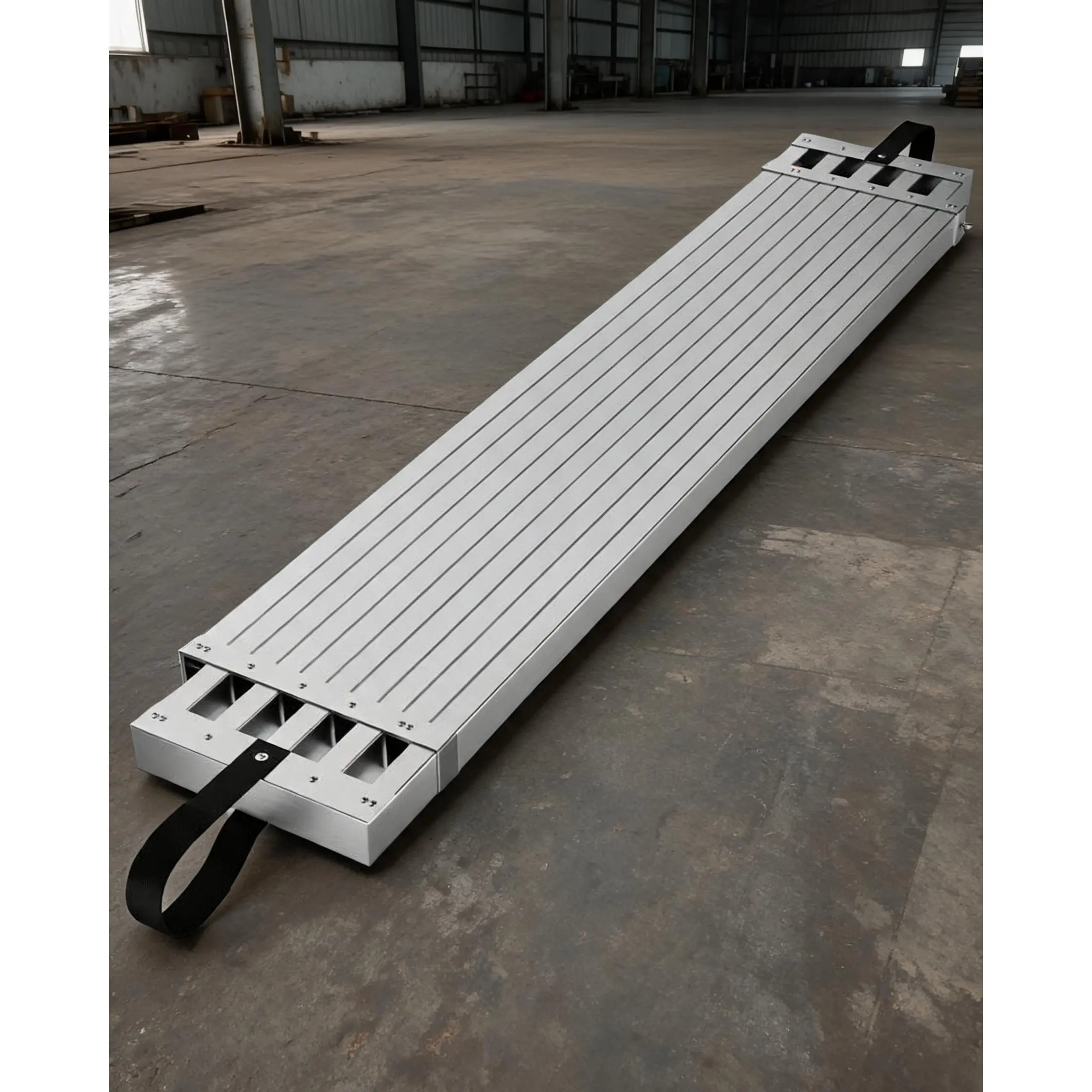 Heavy Duty Telescoping Aluminum Work Plank for Ladders –  Adjustable Scaffold Platform – 440lbs Capacity, Skid-Proof Surface, Ideal for Home Maintenance and Decorating