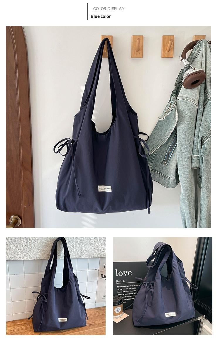 New Fashion Simple Shoulder Bag Women Large Capacity Comfortable Versatile Texture Tote Bag Simple Casual Storage Handbag